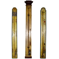 18th Century French Painted Barometers