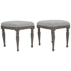 Early 19th Century Swedish Painted Stools
