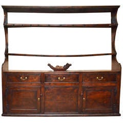 Mid 18th Century Elm Welsh Dresser