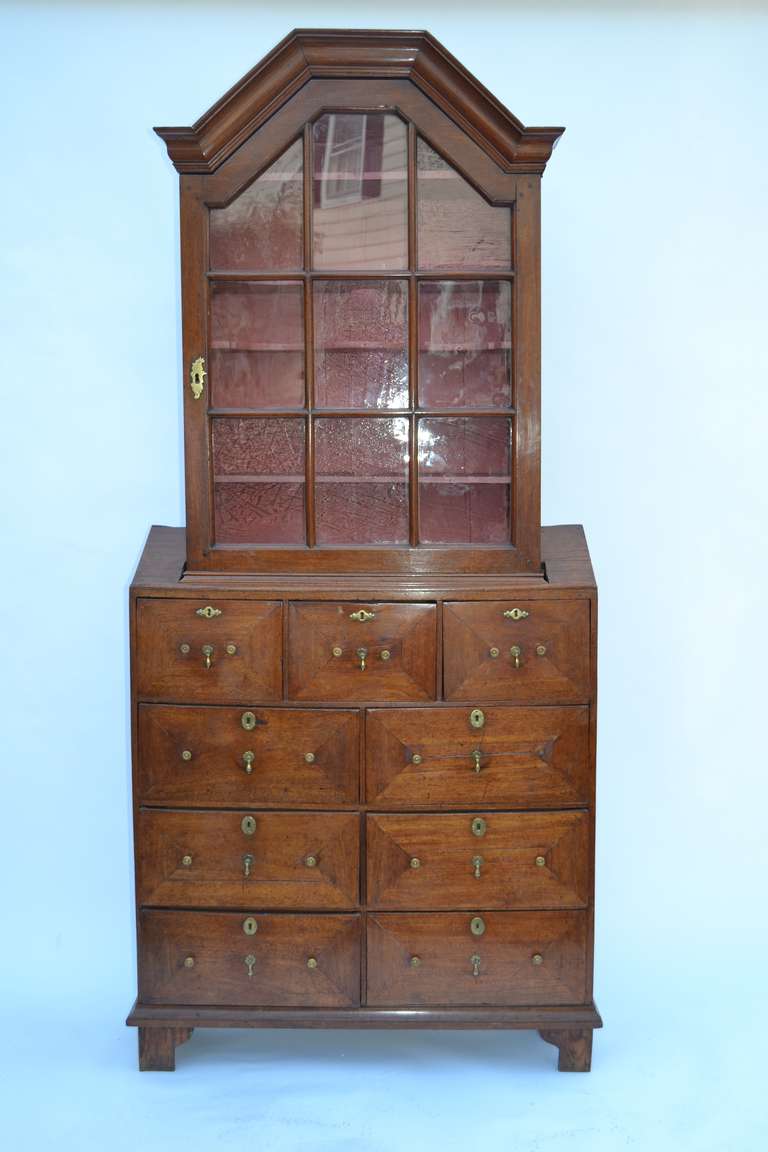 Late 18th Century English Bureau Bookcase