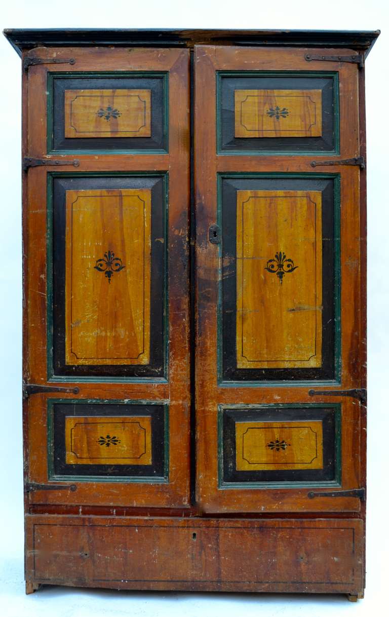 Early 19th Century Painted Spanish Cabinet