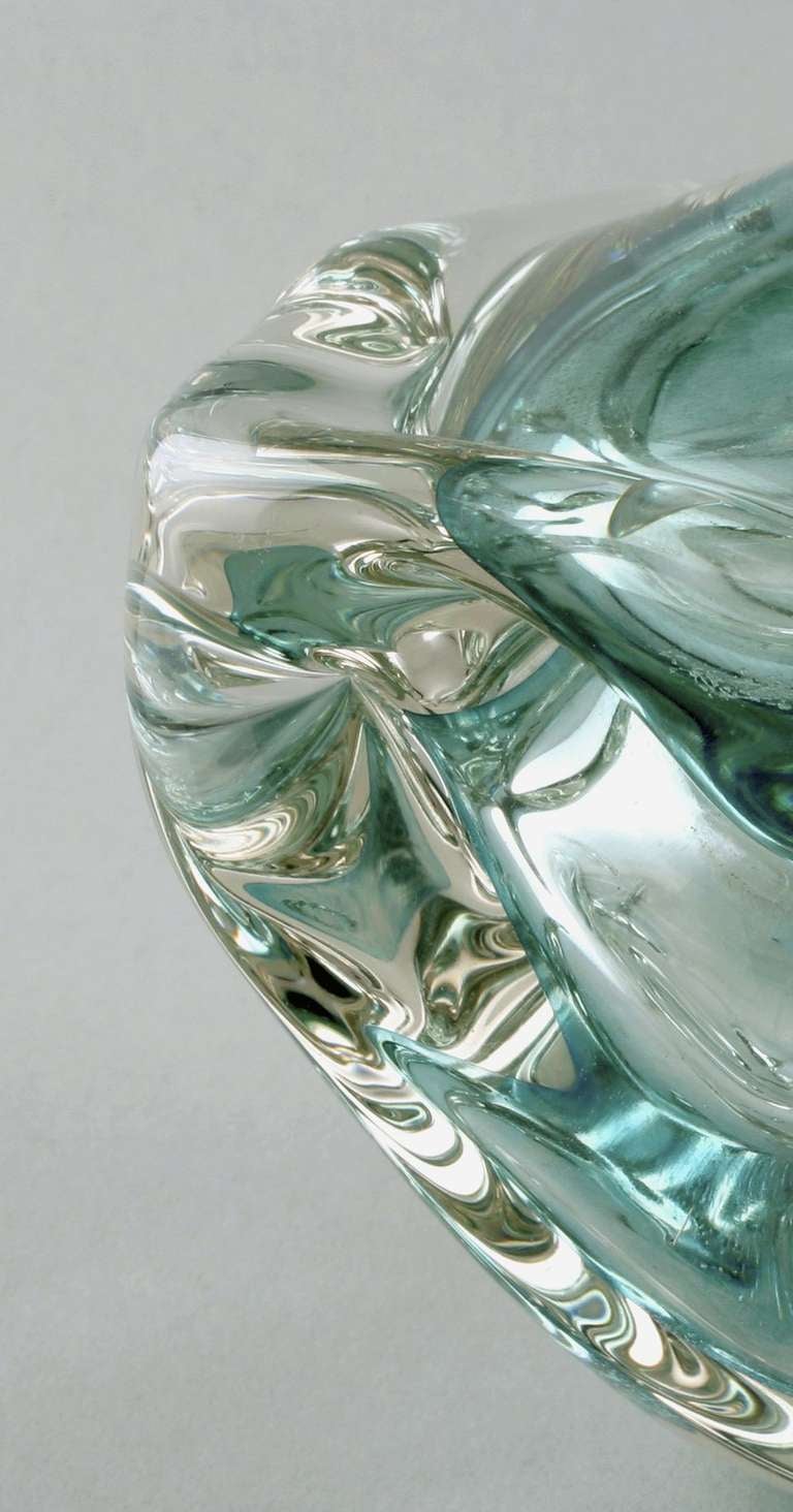 Art Glass Vase (Leerdam Unica) by Andries Dirk Copier 1930s 1