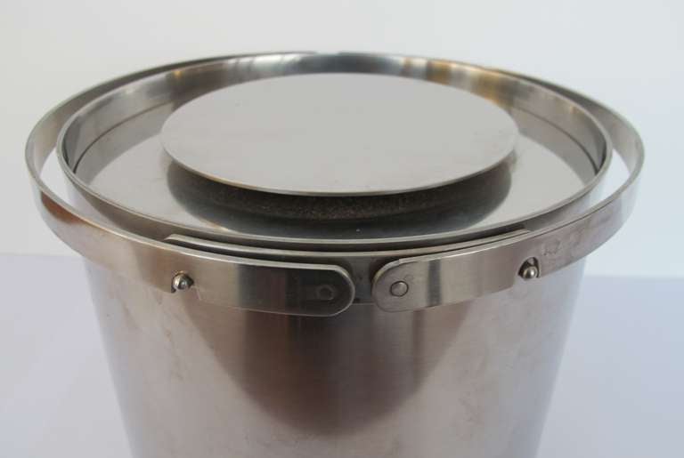 Danish Arne Jacobsen - Cylinda Ice Bucket for Stelton 1960s