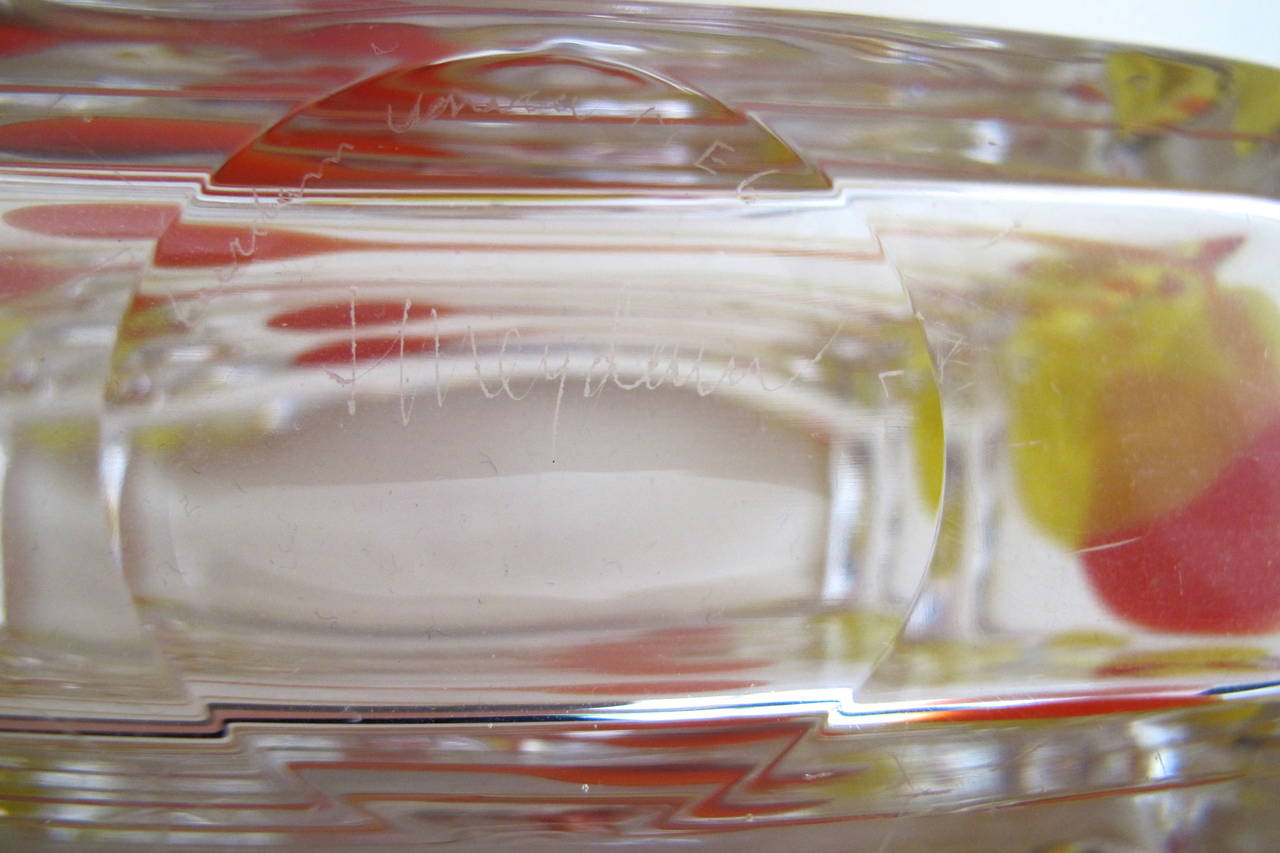 One-Off Mid-Century Modern Art Glass Set by Floris Meydam for Leerdam Unica For Sale 3