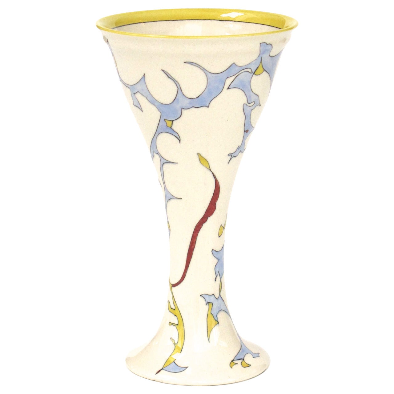 Theo Colenbrander, Art Deco Vase for RAM Pottery, Decor Spichtig "Weedy, " 1924 For Sale