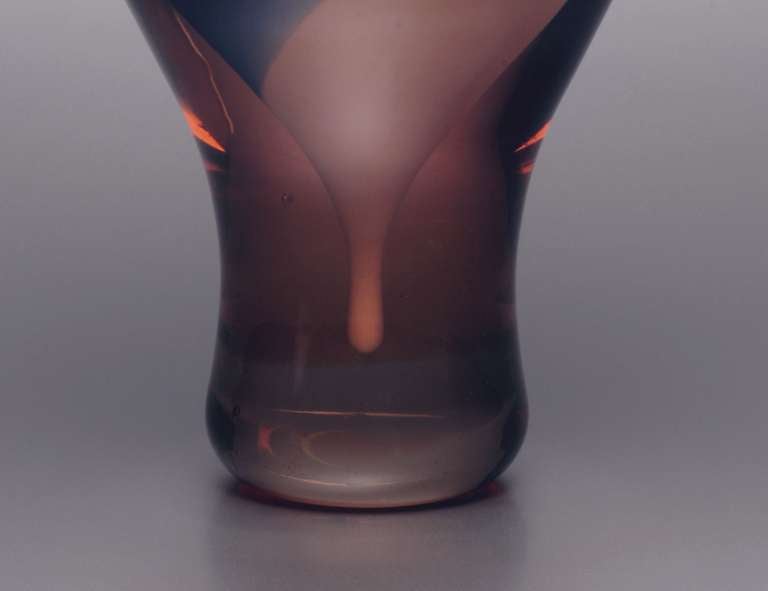 Midcentury Art Glass, Leerdam Unica Vase by Andries Dirk Copier, 1952 1