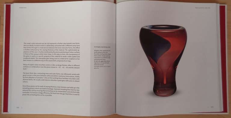 Midcentury Art Glass, Leerdam Unica Vase by Andries Dirk Copier, 1952 5