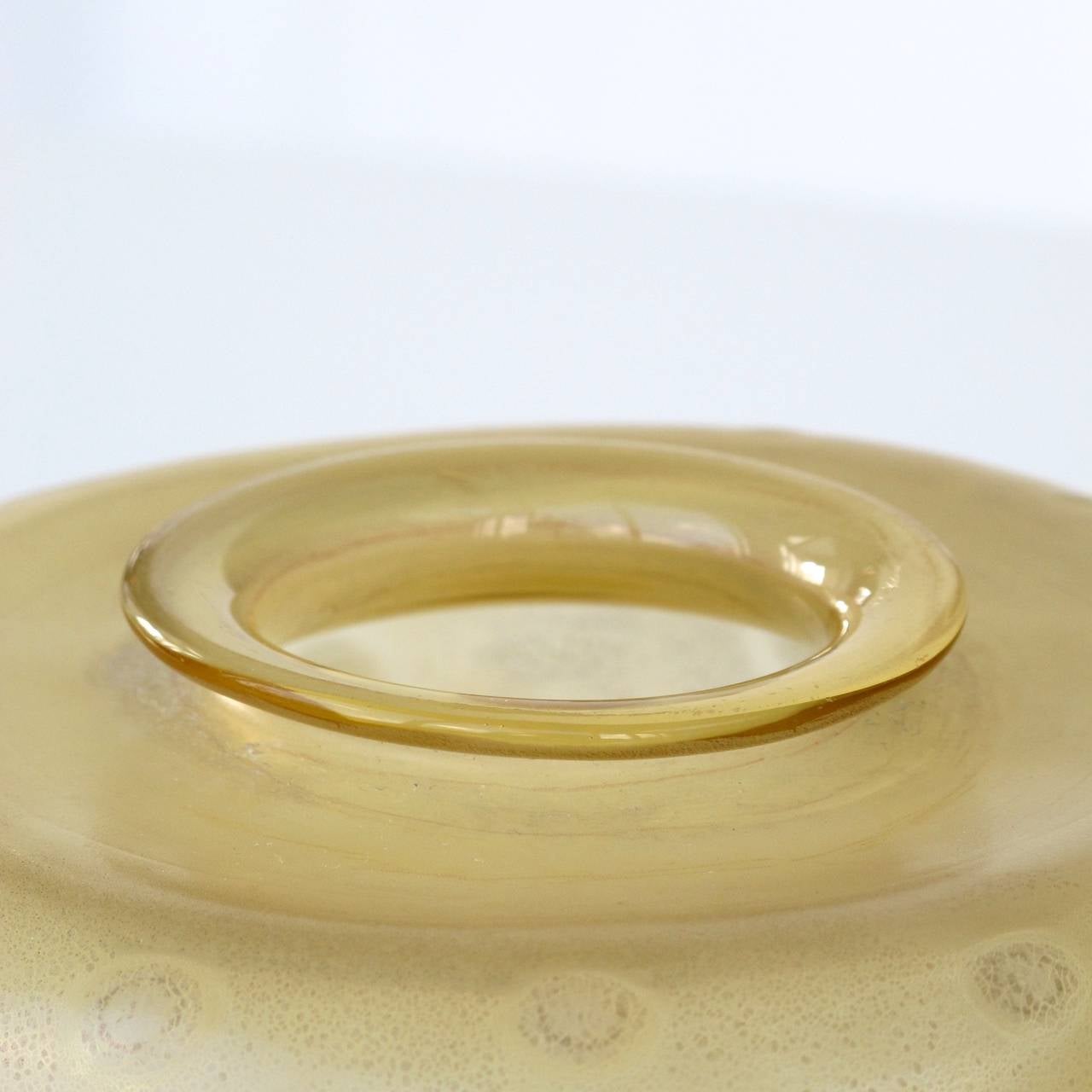 Art Deco Glass Vase, Serica 37 by Andries Dirk Copier for Royal Leerdam, 1931 1
