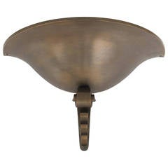 Unica Modernist Bronze Wall Lamp by C.J. Cellings, 1945