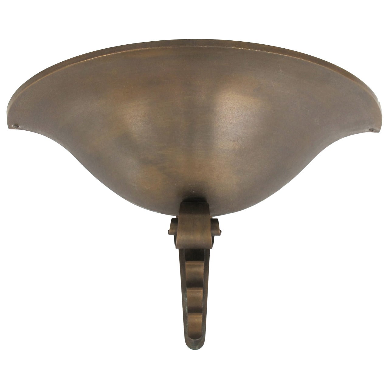 Unica Modernist Bronze Wall Lamp by C.J. Cellings, 1945