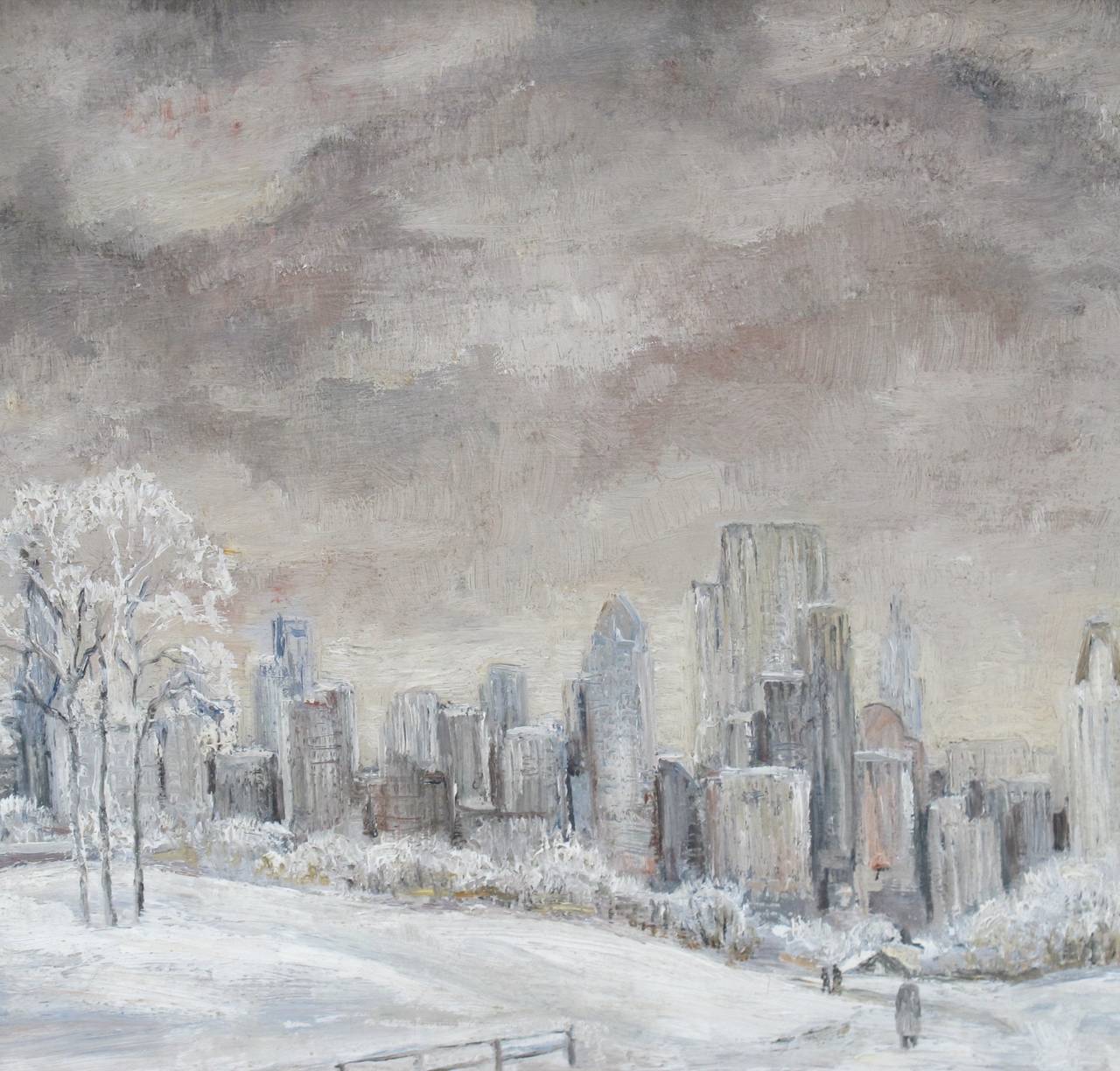 Adriaan (Adrian) Lubbers (1892-1954), Winter in New York, 1941, oil on canvas, signed and dated (lower right).

Size: 
Canvas: 36 x 51 cm
Frame: H 62 x B 46 x 5 cm

Adriaan Lubbers: "A Dutchman Whose Heart Belonged To New York"

"When