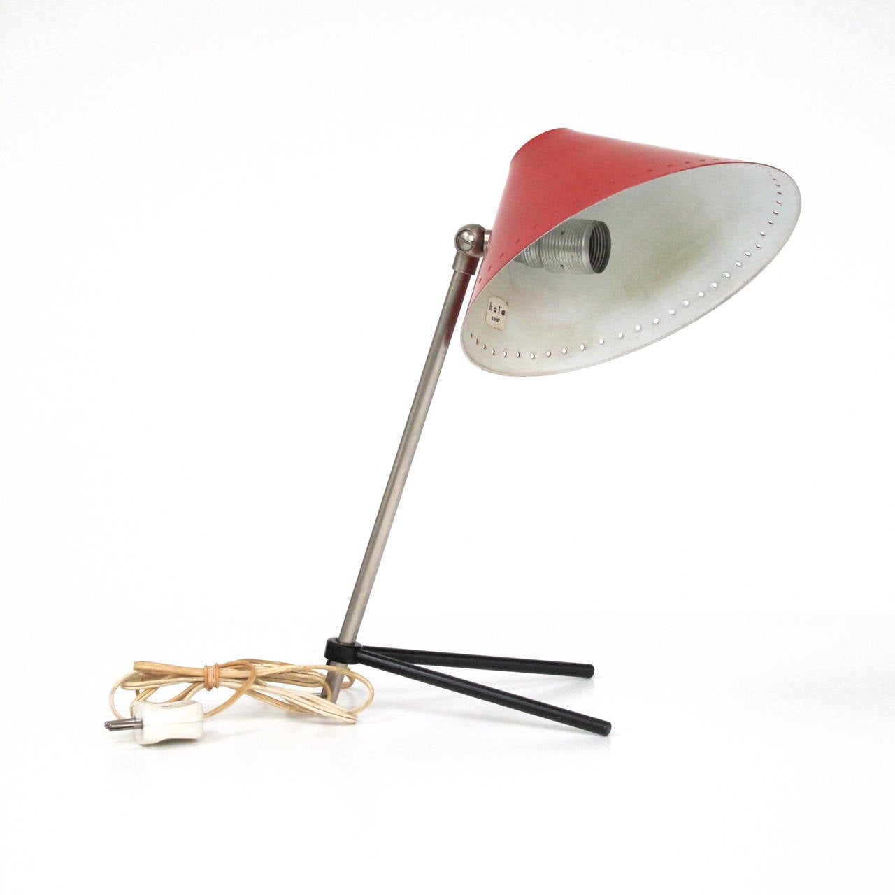 'Pinocchio' Table and Wall Lamp by Herman Busquet for Hala Zeist, 1956 In Excellent Condition In Amstelveen, NL