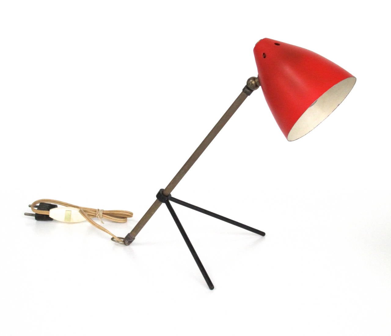 Mid-Century Modern 'Pinocchio' Table or Wall Lamp by Herman Busquet for Hala Zeist, 1956