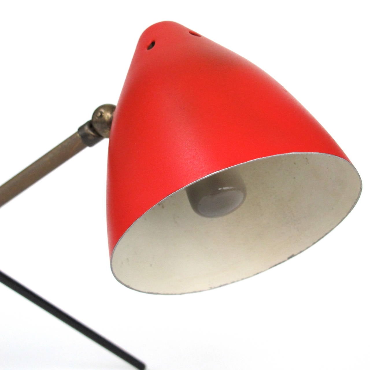 Enameled 'Pinocchio' Table or Wall Lamp by Herman Busquet for Hala Zeist, 1956