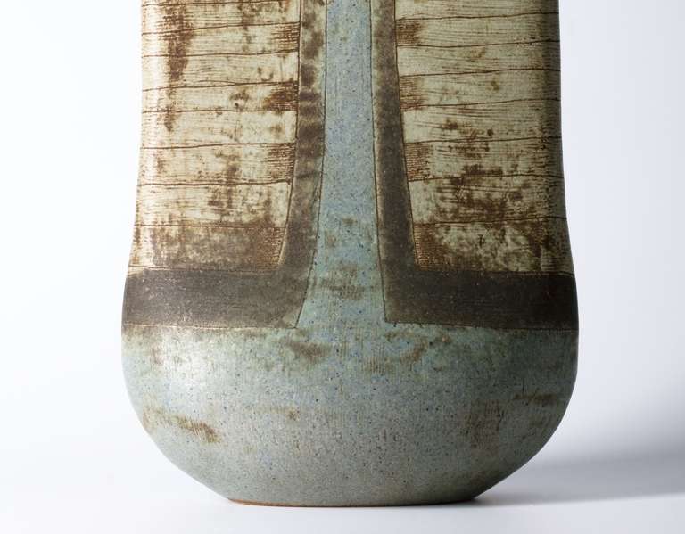 Ceramic Vase Inspired by UNESCO Landscape the Beemster by Hans de Jong In Excellent Condition For Sale In Amstelveen, NL