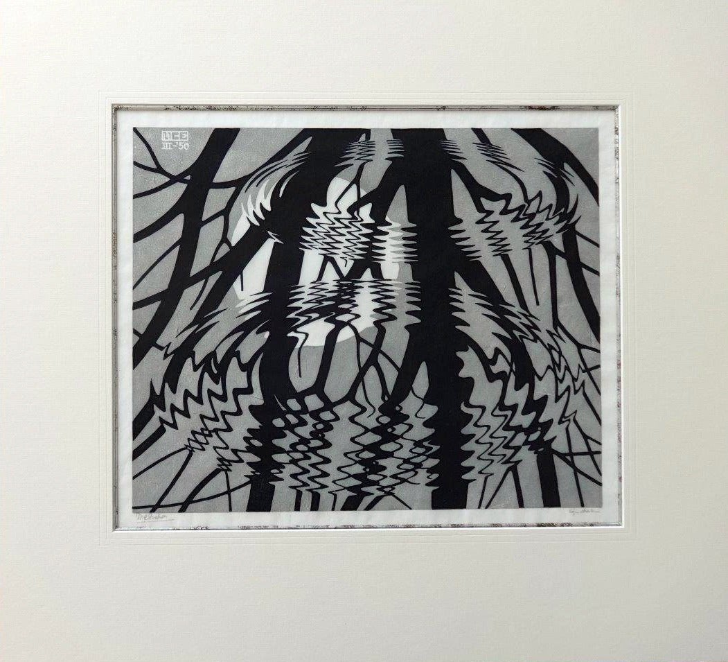 mc escher linocut