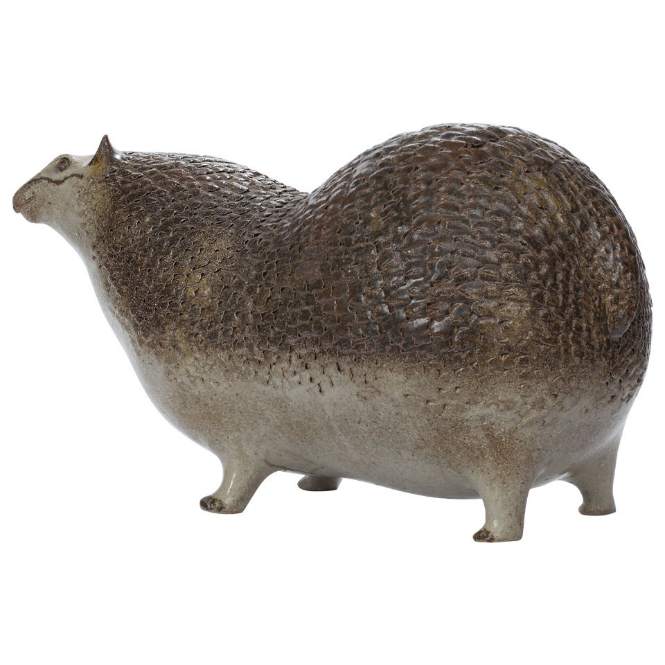 Modern Ceramic Sculpture of a Fantasy Animal by Adriana Baarspul, 1970s For Sale
