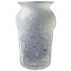 Art Deco Glass Vase by A.D. Copier, Leerdam Unica, 1931-32