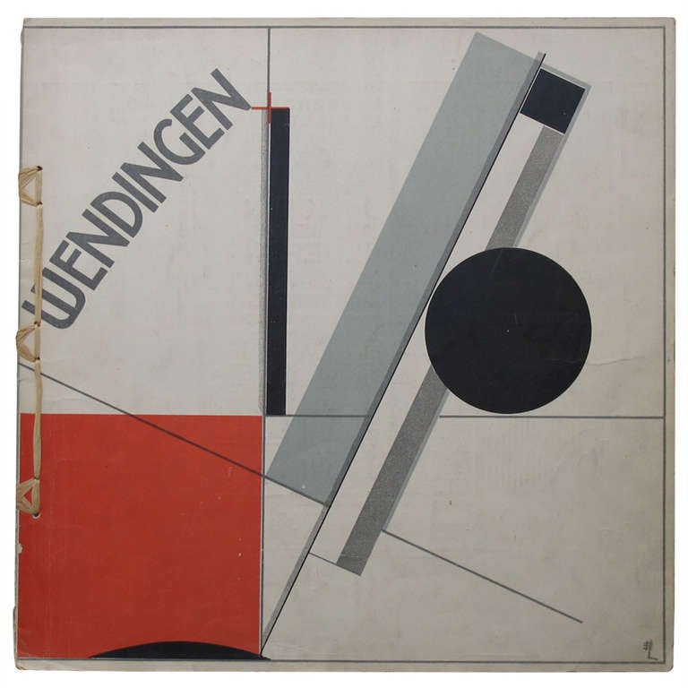 Wendingen, Frank Lloyd Wright Issue, Cover by El Lissitzky, 1921