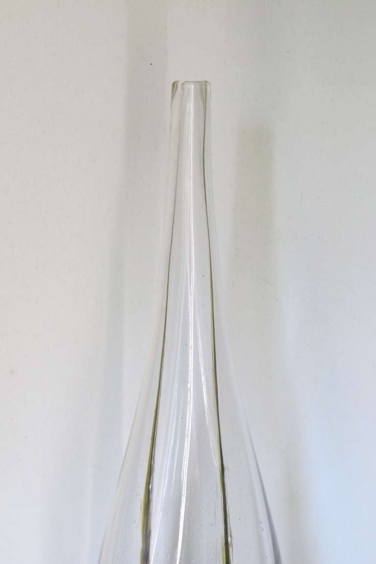 Elongated Glass Unica by Sybren Valkema, Leerdam, 1960 2