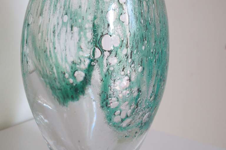 Sybren Valkema, Elegant Glass Object, Leerdam Unica, 1960 1