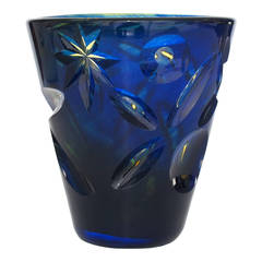 Göran Wärff Modern Art Glass Vase for Kosta Boda, Unica