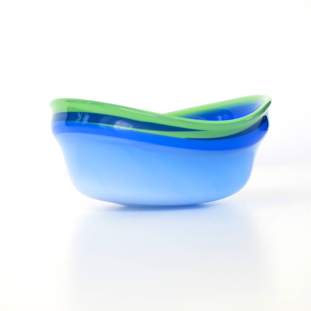 Modern Art Glass Bowl 