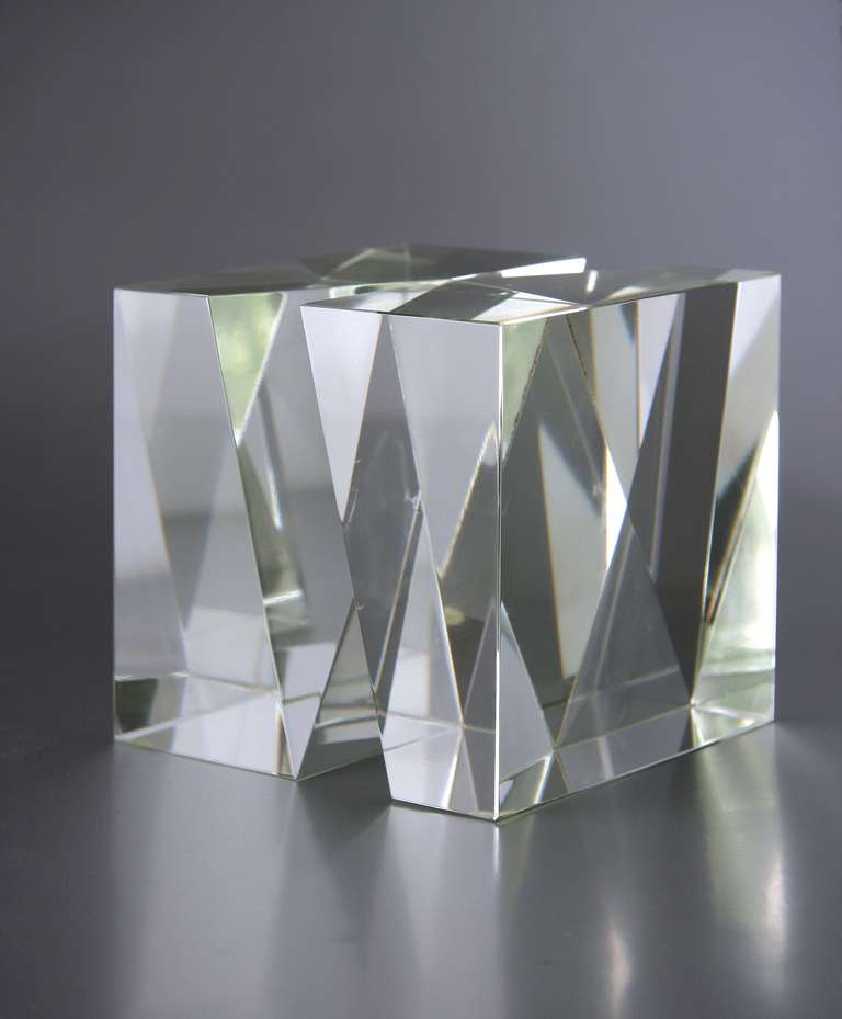 Optical Glass Object by Floris Meydam, Leerdam Unica, 1978 1