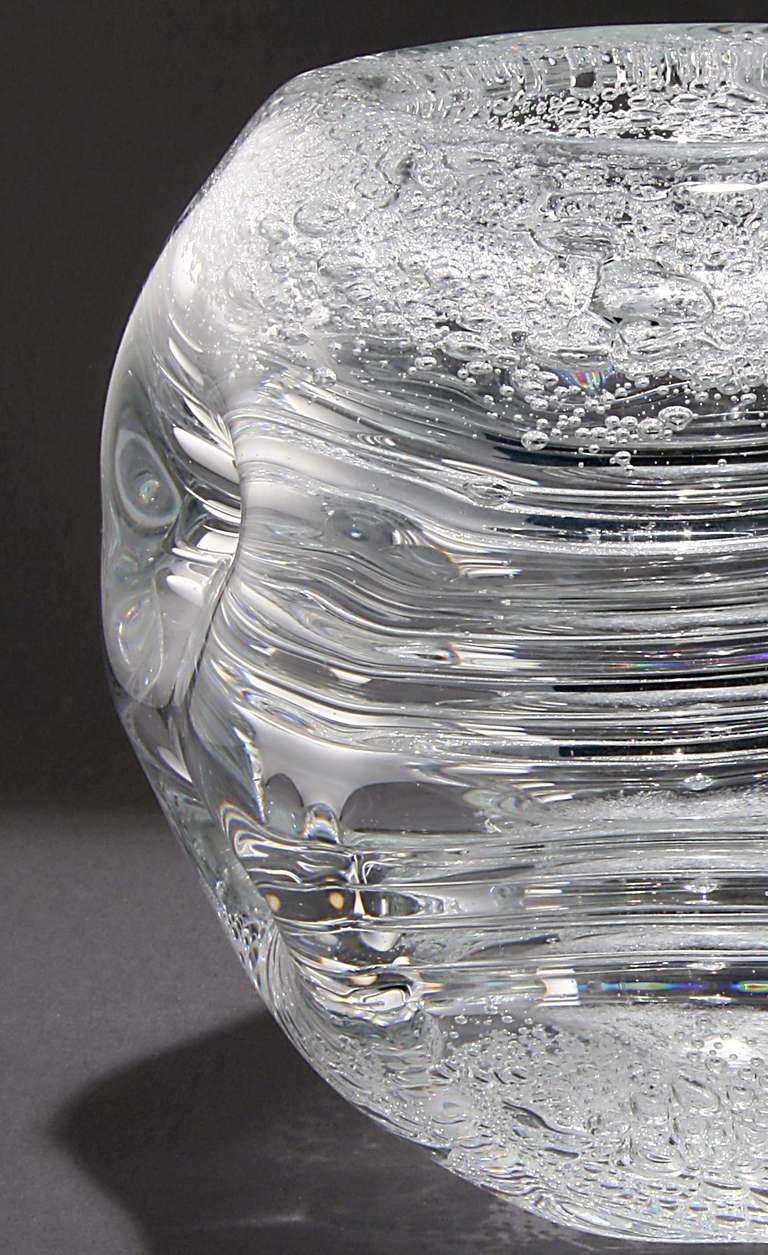 Midcentury Modern Glass Vase by Floris Meydam, Leerdam Unica, 1964 In Excellent Condition In Amstelveen, NL