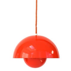 Vintage "Flower Pot" Pendant Lamp by Verner Panton for Louis Poulsen, 1968