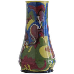Art Deco vase by Theo Colenbrander, RAM pottery, decor " Brokken " ( " Pieces ")