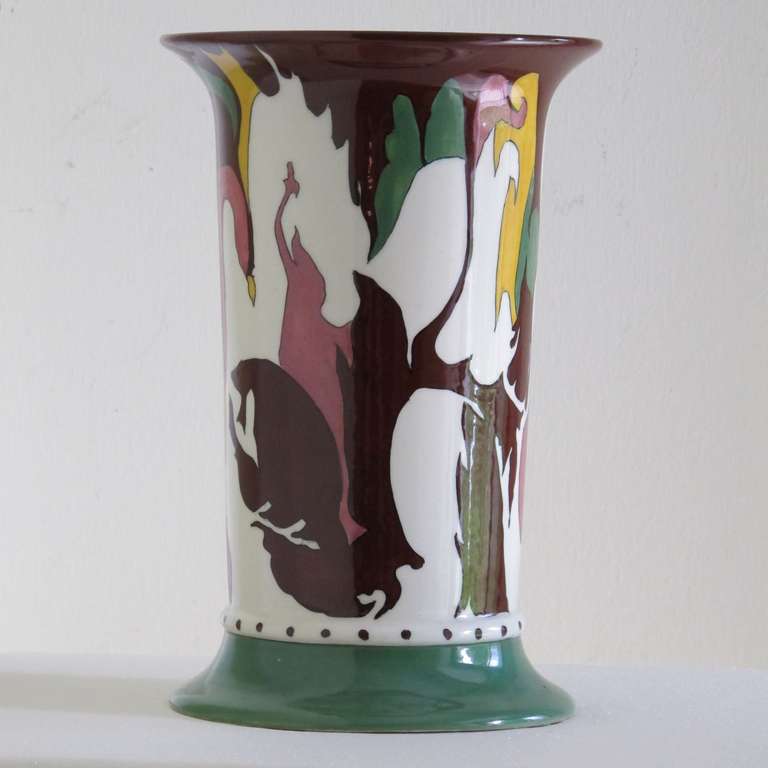 Theo Colenbrander Art Deco Vase for RAM pottery, 1921 2