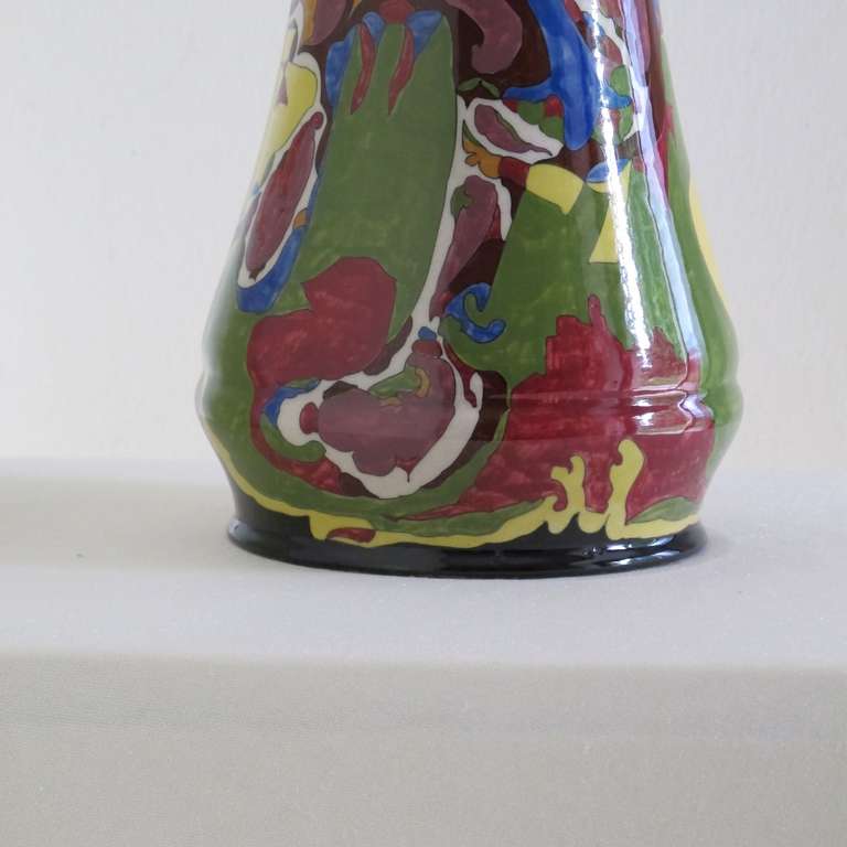 Art Deco vase by Theo Colenbrander, RAM pottery, decor 