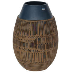 Lisa Larson for Gustavsberg, Large Mid-Century Modern Ceramic Vase, 1950s