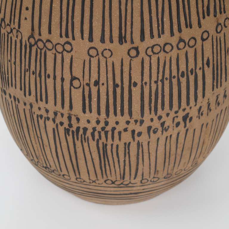 Lisa Larson for Gustavsberg, Large Mid-Century Modern Ceramic Vase, 1950s For Sale 1