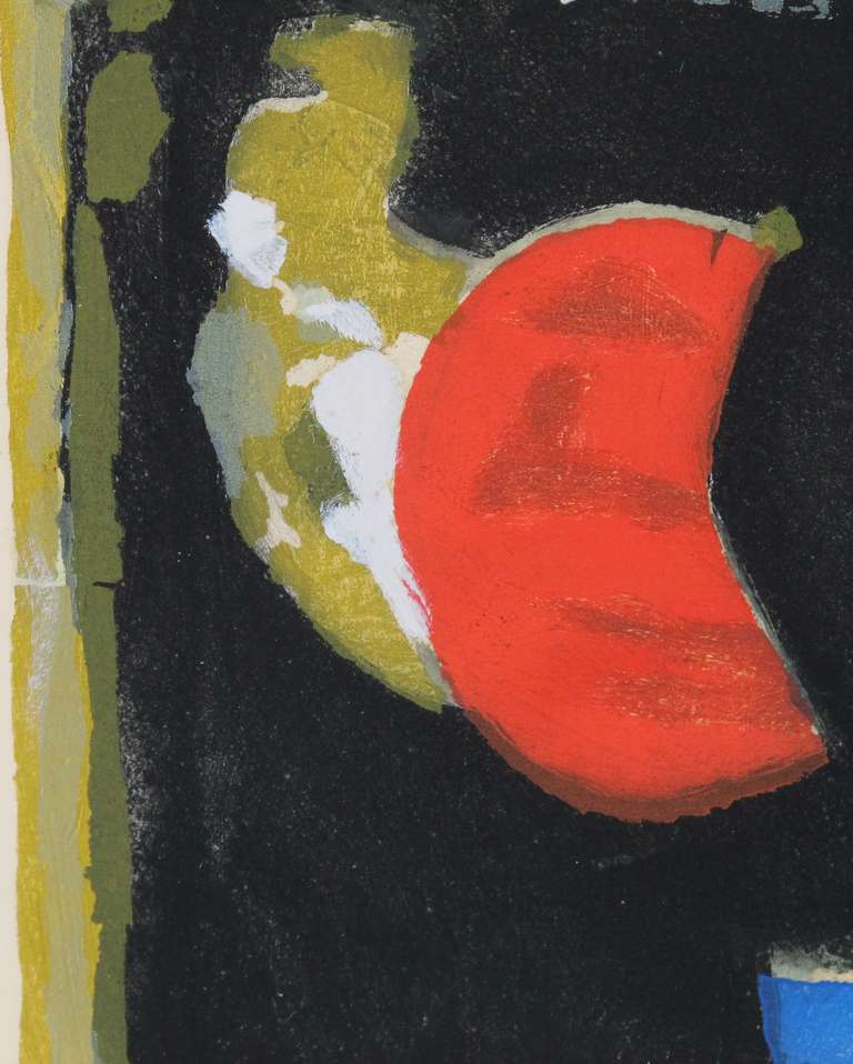 Roger Bissière, Stencil Painting from a Small Edition 2