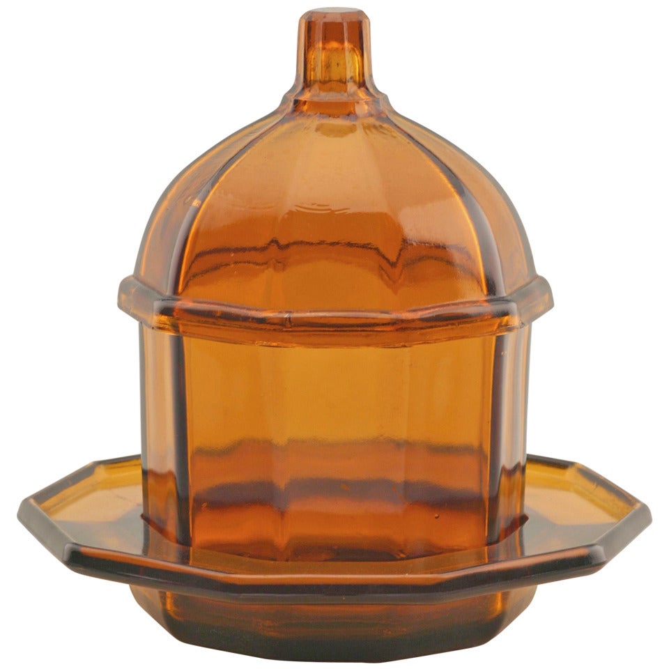 Art Deco Jam or Honey Jar by K.P.C. de Bazel for Royal Leerdam
