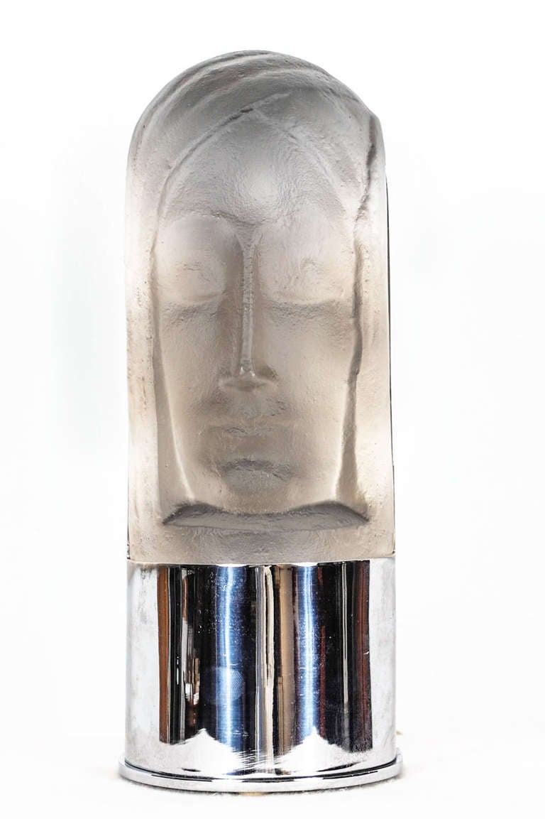 Art Deco Wall Lamp Leerdam Glass 1930s In Excellent Condition In Amstelveen, NL