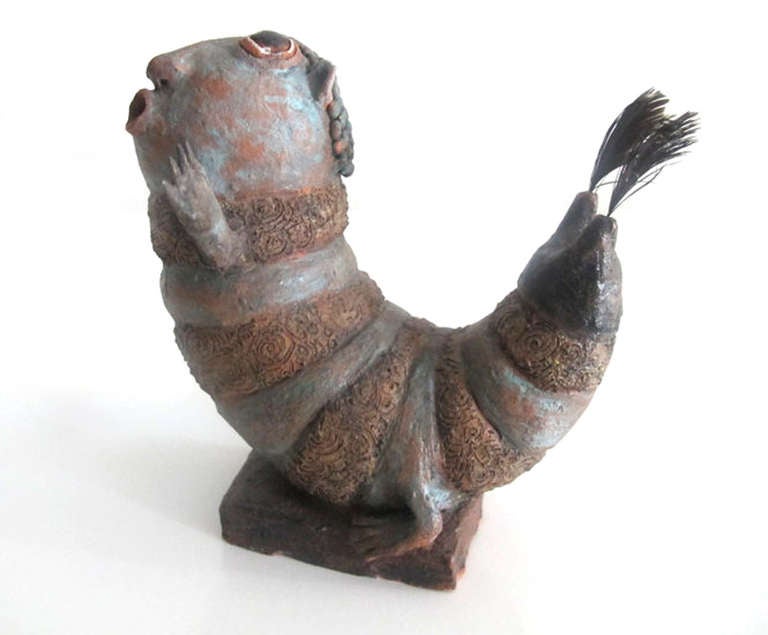 Dutch 20th c. Ceramic Animal Sculpture by Etie van Rees
