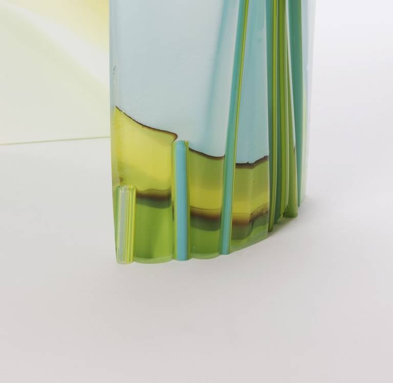 Art Glass Sculpture by Willem Heesen, One-Off, 