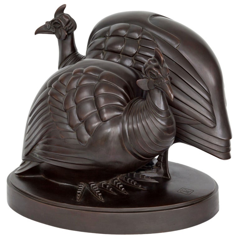 Magnificent Bronze Art Deco Sculpture, 1930s at 1stdibs