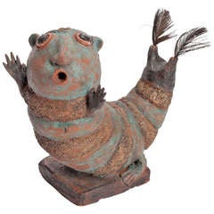 20th c. Ceramic Animal Sculpture by Etie van Rees