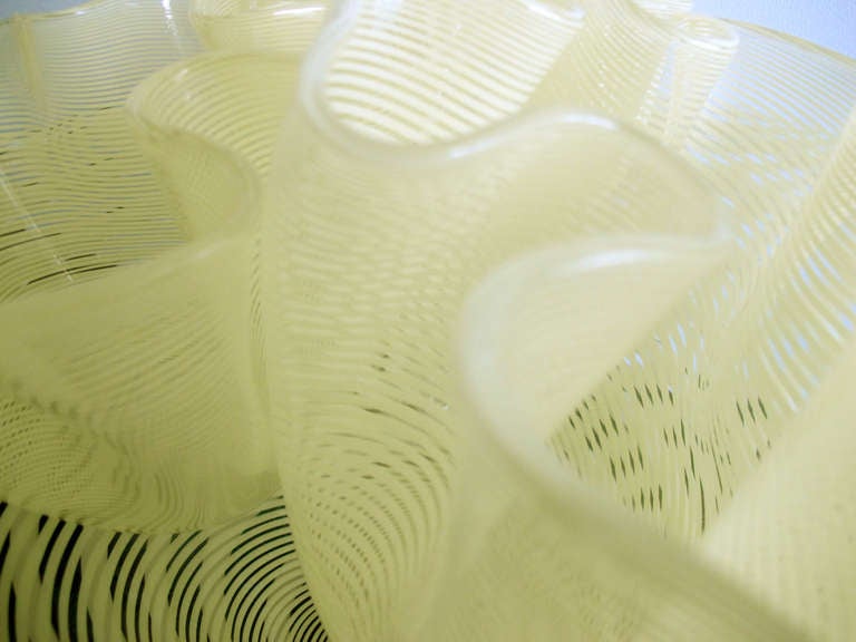 A.D. Copier and Lino Tagliapietra Unique Fourfold Murano Glass Object For Sale 1