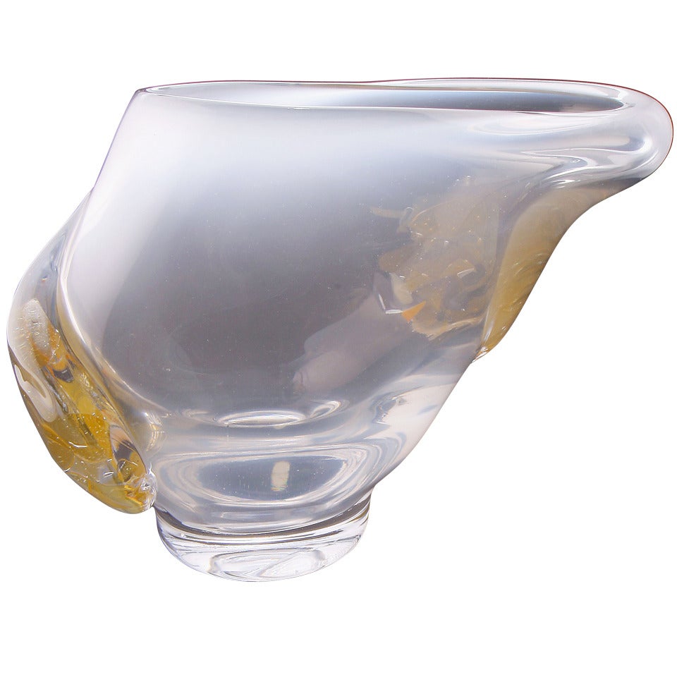 Leerdam Unica Glass Object by Sybren Valkema For Sale