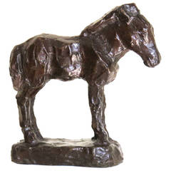 Wonderful Bronze Sculpture of a Foal by Lambertus Zijl