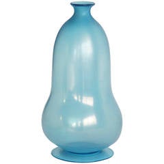 Art Deco Glass Vase by Andries Dirk Copier, Leerdam Unica, 1920s