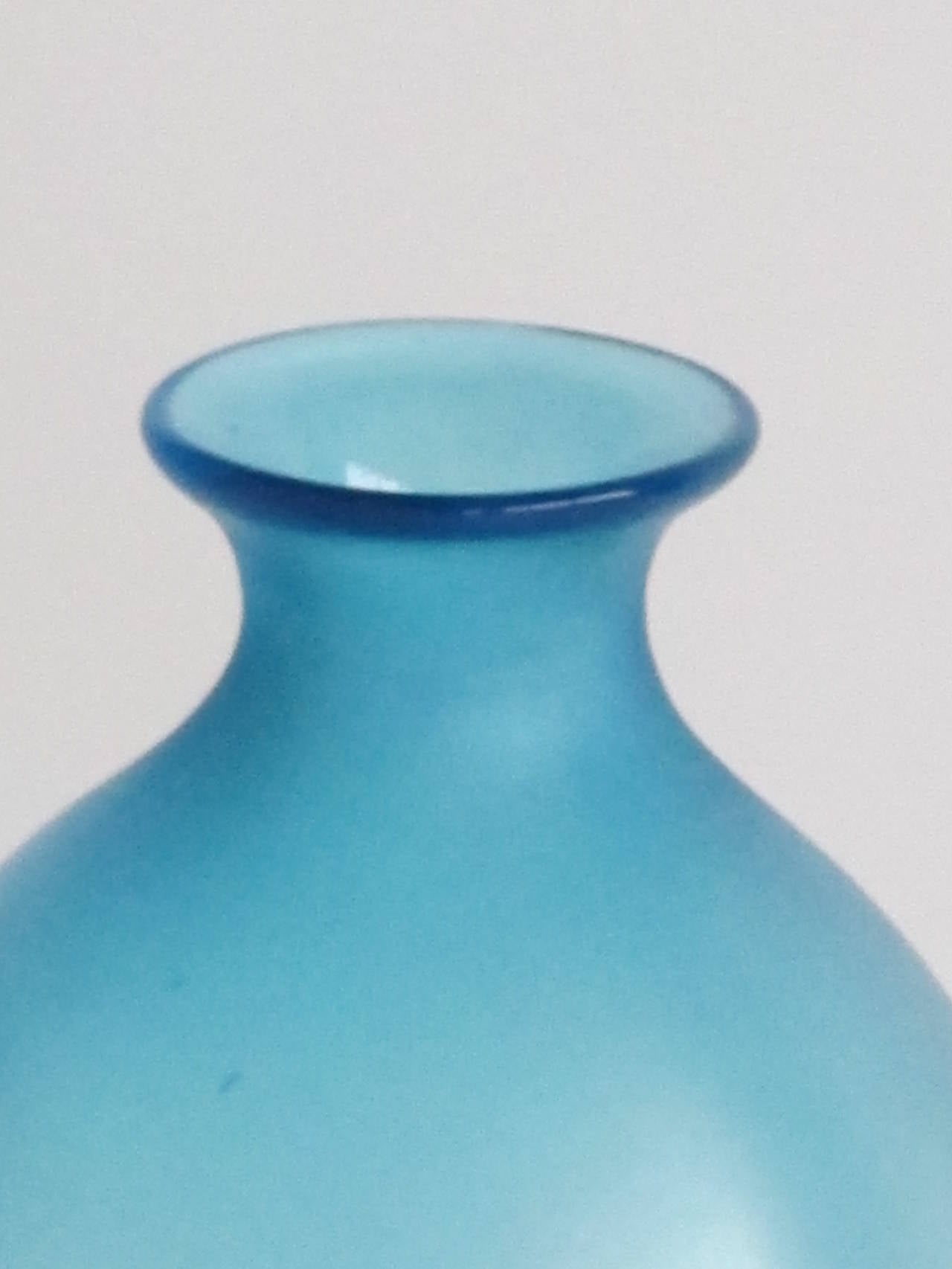 Art Deco Glass Vase by Andries Dirk Copier, Leerdam Unica, 1920s In Excellent Condition For Sale In Amstelveen, NL