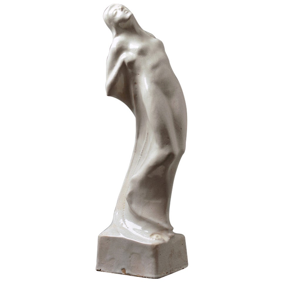Symbolistic Art Deco Sculpture, 1920s For Sale