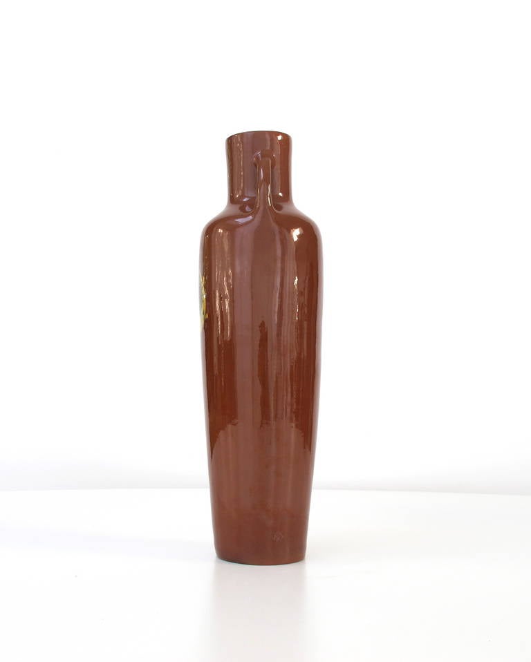 20th Century Art Nouveau Pair of Ear Vases, Design by Chris van der Hoef for Amstelhoek