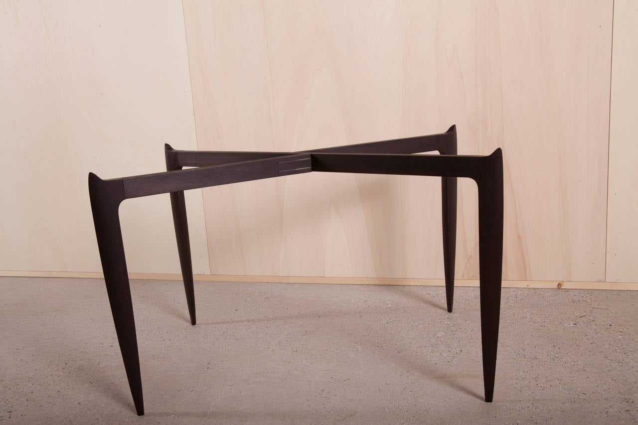 Ebonized 1950s Tray Table by Engholm and Willumsen for Fritz Hansen